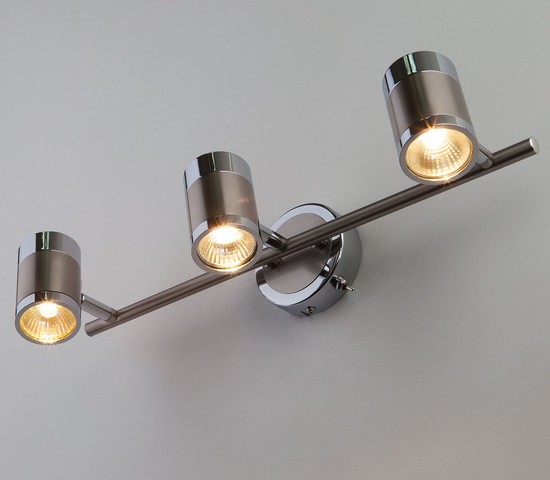 Настенный светильник 20058/3 перламутровый сатин