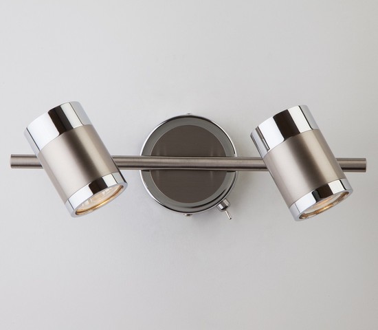 Настенный светильник 20058/2 перламутровый сатин