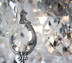 Люстра 10081/6 хром/прозрачный хрусталь Strotskis