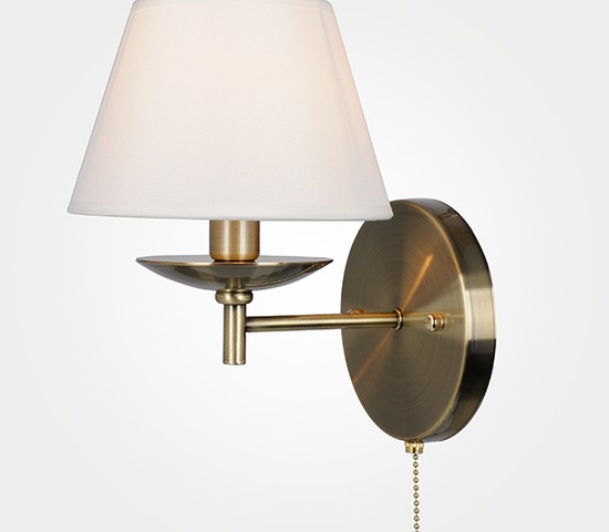 Настенный светильник 60060/1 античная бронза