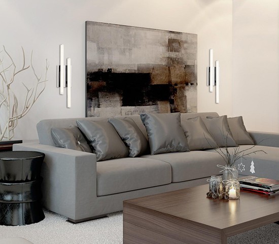 Настенный светильник 90020/2 хром