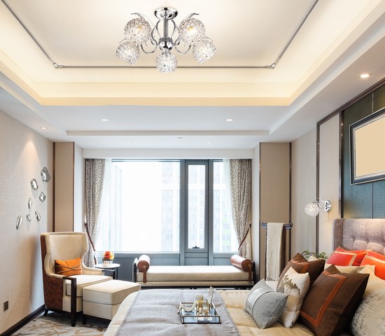 Люстра 7777/5 хром