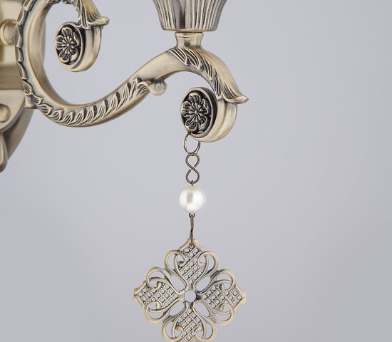 Настенный светильник 60042/1 античная бронза