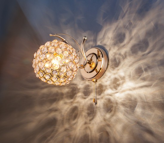 Настенный светильник 7777/1 золото