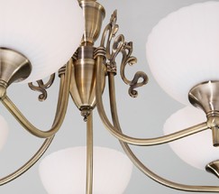 Подвесной светильник 60053/5 античная бронза