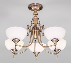 Подвесной светильник 60053/5 античная бронза