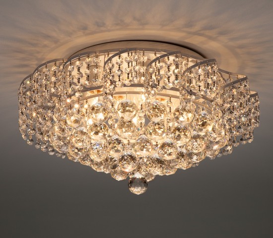 Люстра 16017/9 белый с серебром Strotskis