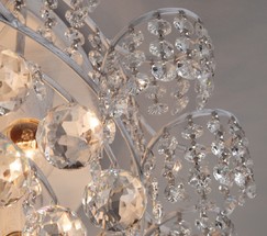 Люстра 16017/9 белый с серебром Strotskis