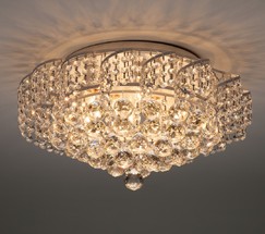 Люстра 16017/9 белый с серебром Strotskis