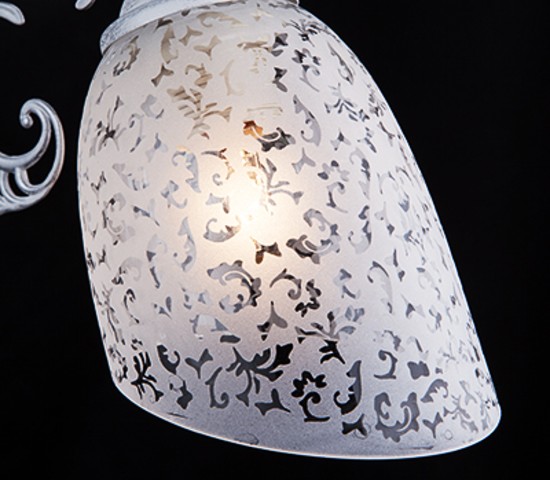 Настенный светильник 70039/1 белый с серебром