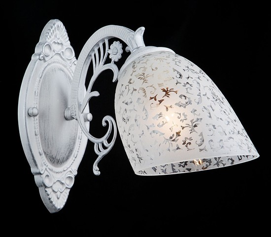 Настенный светильник 70039/1 белый с серебром