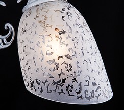 Настенный светильник 70039/1 белый с серебром