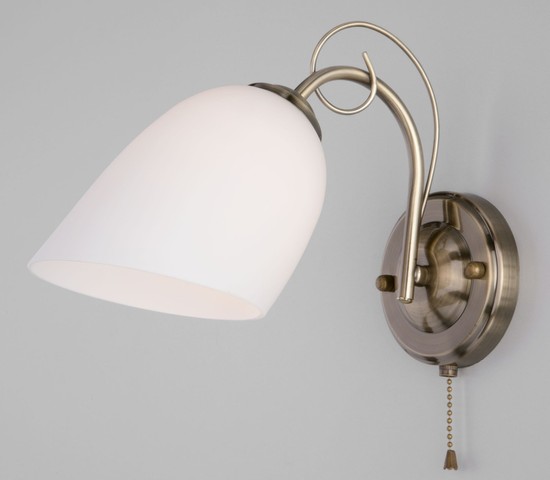 Настенный светильник 30107/1 античная бронза