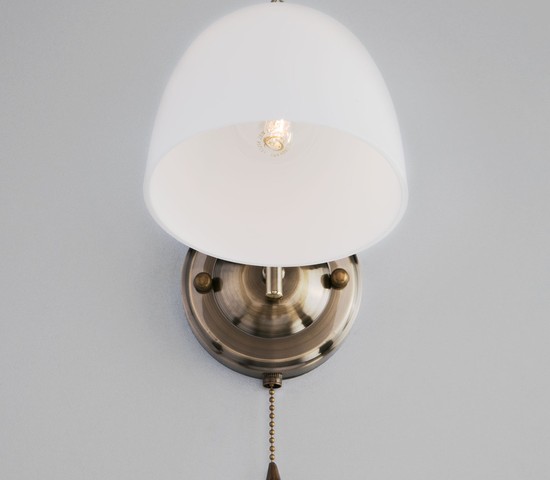 Настенный светильник 30107/1 античная бронза