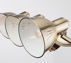 Настенный светильник 20052/3 античная бронза