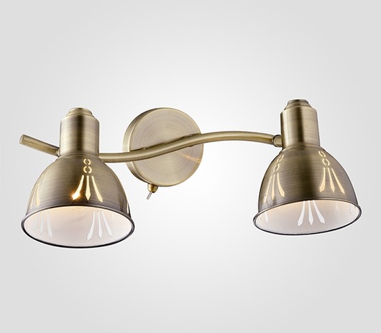 Настенный светильник 20052/2 античная бронза