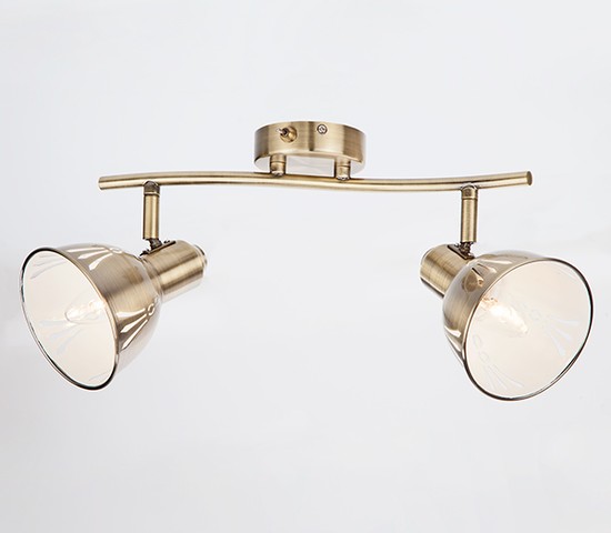 Настенный светильник 20052/2 античная бронза