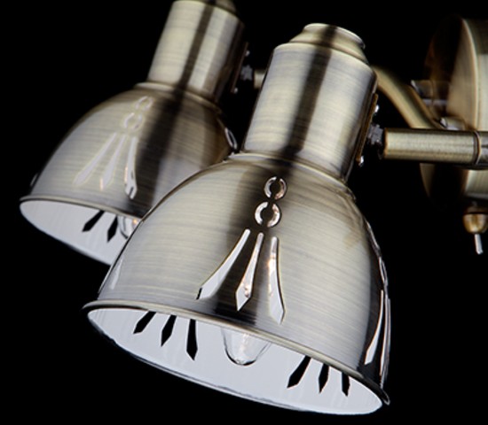 Настенный светильник 20052/2 античная бронза