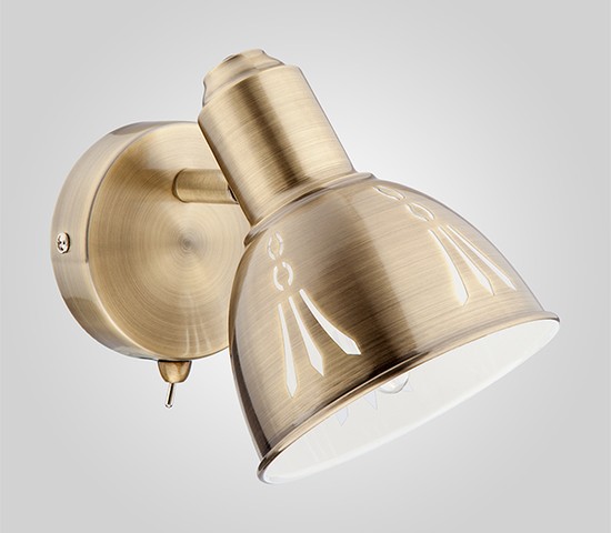 Настенный светильник 20052/1 античная бронза