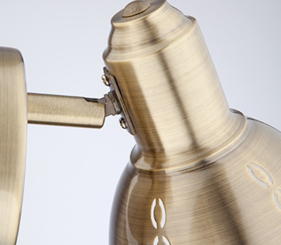 Настенный светильник 20052/1 античная бронза