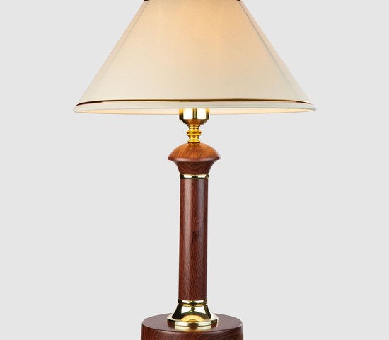 Настольная лампа 60019/1 темное дерево