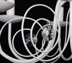 Люстра 60018/8 белый с золотом