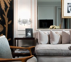 Настенный светильник 60018/2 белый с золотом