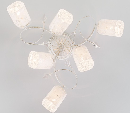 Люстра 30053/6 белый с золотом