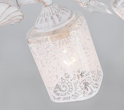 Люстра 30053/4 белый с золотом