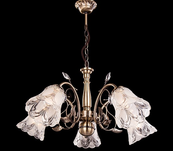 Люстра 30009/5 античная бронза