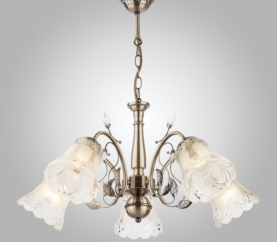 Люстра 30009/5 античная бронза