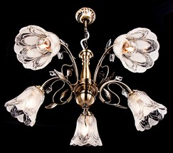 Люстра 30009/5 античная бронза