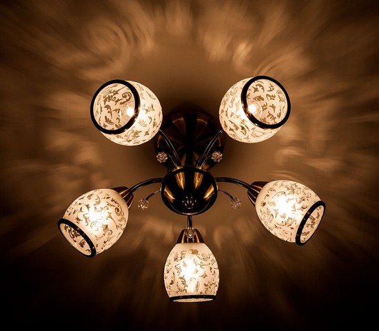 Люстра 30026/5 античная бронза