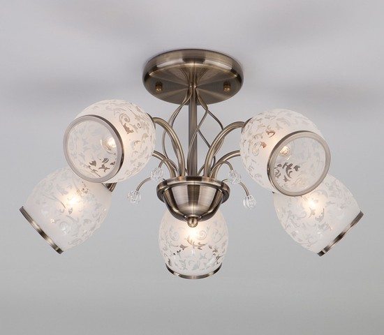 Люстра 30026/5 античная бронза