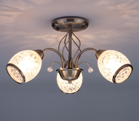 Люстра 30026/3 античная бронза