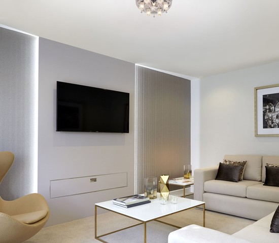 Люстра 70202/7 хром/синий+красный+фиолетовый