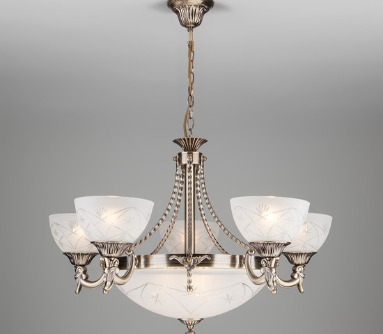 Люстра 60006/8 античная бронза