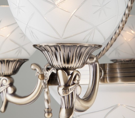 Люстра 60006/8 античная бронза