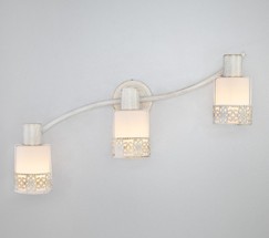 Настенный светильник 20025/3 белый с золотом