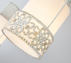 Настенный светильник 20025/3 белый с золотом