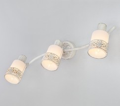 Настенный светильник 20025/3 белый с золотом