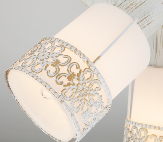 Люстра 20026/3 белый с золотом