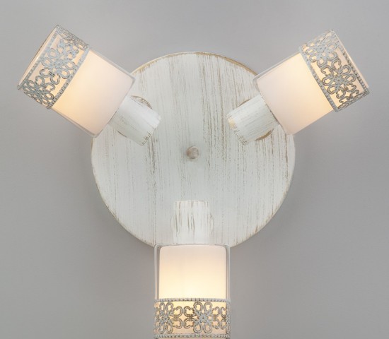 Люстра 20026/3 белый с золотом