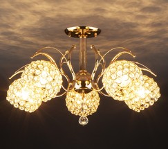 Люстра 7777/5 золото