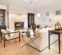 Люстра 3637/7 белый с золотом/прозрачный хрусталь Strotskis