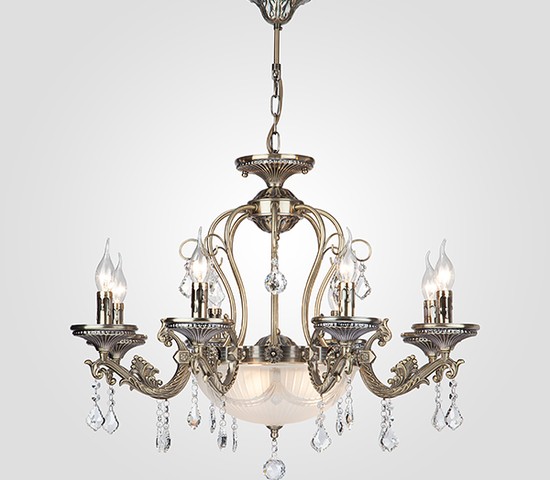 Люстра 22585/8+3 античная бронза