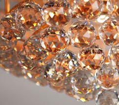 Люстра 3296/16 золото/прозрачный хрусталь Strotskis