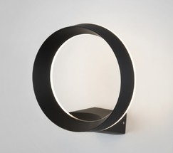 Универсальный уличный светильник 1710 TECHNO LED Ring чёрный