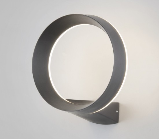 Универсальный уличный светильник 1710 TECHNO LED Ring серый