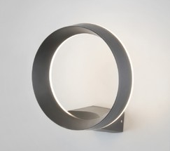 Универсальный уличный светильник 1710 TECHNO LED Ring серый